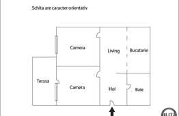 Vanzare apartament 3 camere decomandate, 60 mp , zona Buna Ziua. Loc de parcare!