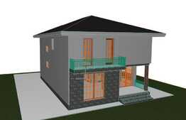 Casa 138 utili, 500 mp teren, panorama, utilitati, statie de bus!