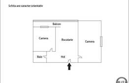 Vanzare apartament 2 camere, 55 mp, decomandat, zona strazii Teleorman