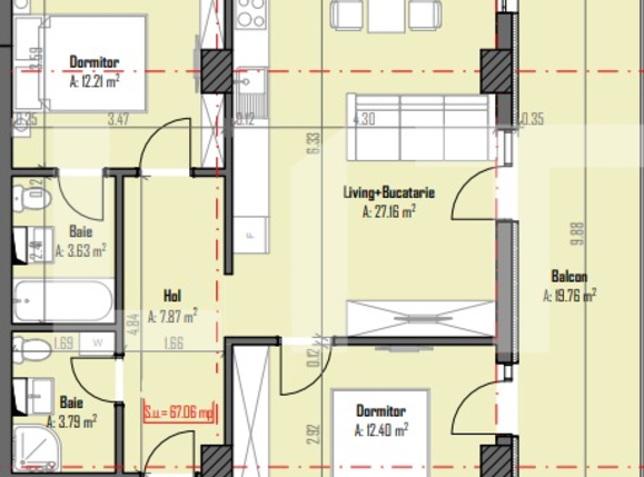 Apartament de vânzare 3 camere Someseni - 67988AV | BLITZ Cluj-Napoca | Poza1