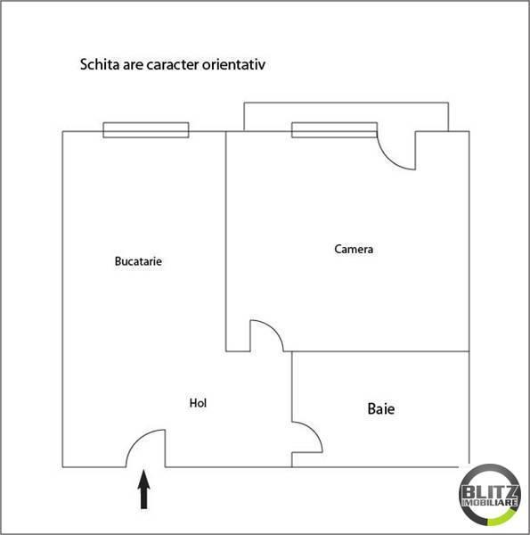 Garsonieră de vânzare Floreşti - 6799AV | BLITZ Cluj-Napoca | Poza1