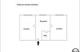 Vanzare apartament 2 camere, 56 mp utili, zona Piata Unirii, acces din strada