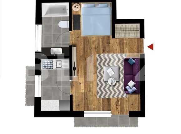 Garsonieră de vânzare Floreşti - 68145AV | BLITZ Cluj-Napoca | Poza1