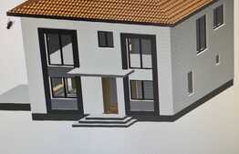 Casa individuala, 134 mp utili, 1346 mp teren, exterior Est