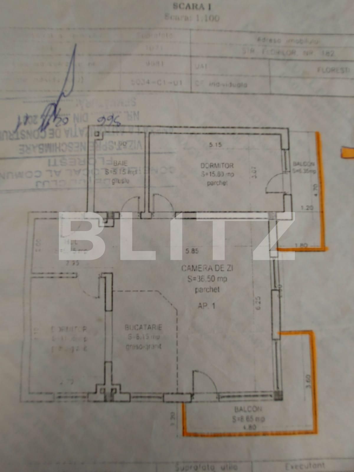 Apartament de vânzare 3 camere Floreşti - 68256AV | BLITZ Cluj-Napoca | Poza1