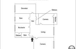 Apartament 4 camere de vanzare, 76 mp utili, zona Clabucet, cu boxa inclusa