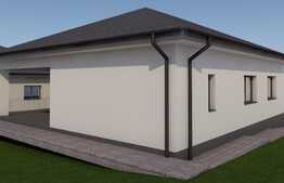 Casa individuala pe un nivel, 900 mp teren, 120 utili, la 13 km de centrul orasului!