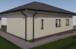 Casa individuala pe un nivel, 900 mp teren, 120 utili, la 13 km de centrul orasului!