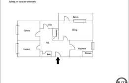 3 camere de vanzare, 69 mp, zona Ion Mester, mobilat si utilat, cu boxa