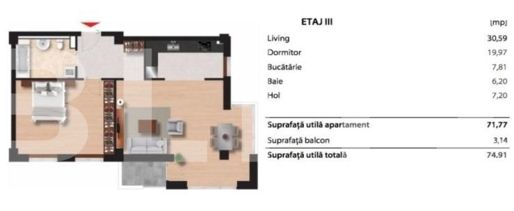 Apartament de vânzare 2 camere Gheorgheni - 68735AV | BLITZ Cluj-Napoca | Poza8