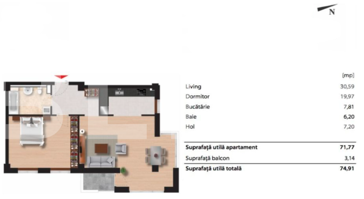 Apartament de vânzare 2 camere Gheorgheni - 68735AV | BLITZ Cluj-Napoca | Poza1