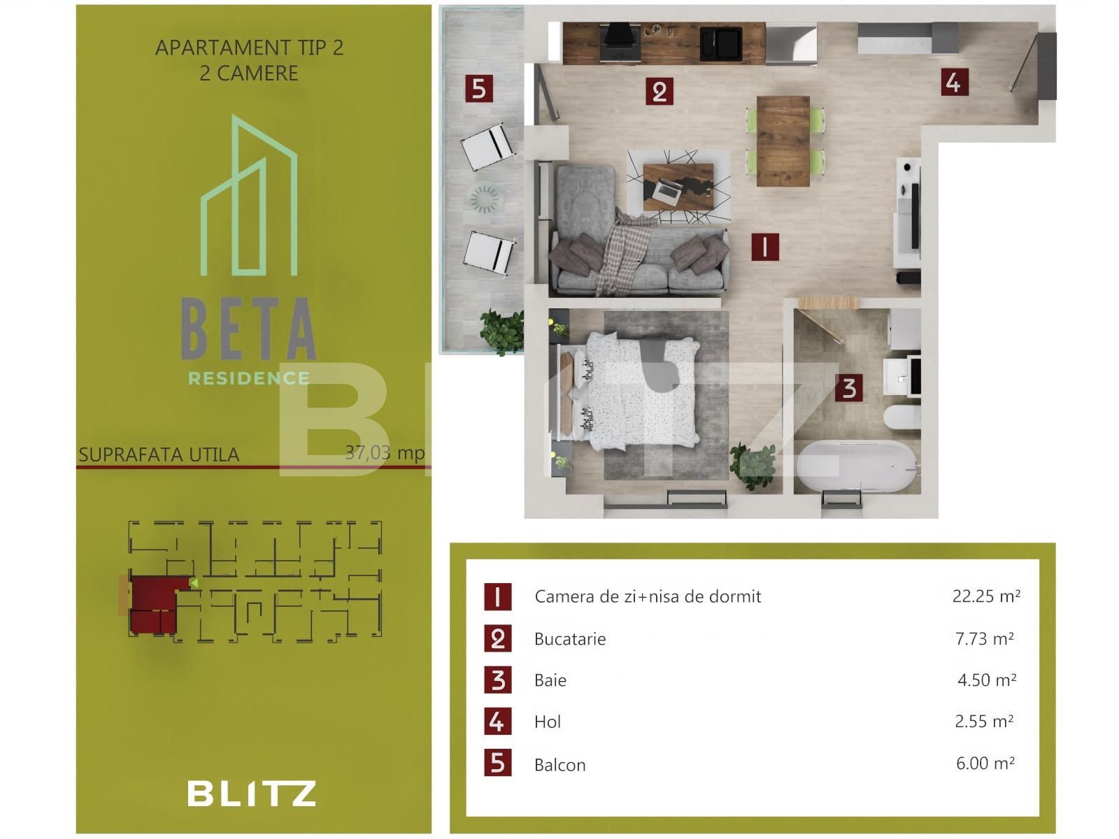 Apartament de vânzare 2 camere Iris - 68750AV | BLITZ Cluj-Napoca | Poza6