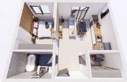 Proiect nou! Apartament 2 camere, semifinisat, în ansamblul Beta Residence