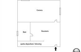 Vanzare apartament cu 1 camera, mobilat si utilat complet, zona Teatrul Maghiar