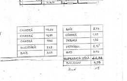 Apartament cu 3 camere si 2 bai, etaj intermediar, Gruia