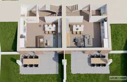 Duplex Panoramic, 4 camere , 110 mp, teren 225 mp, zona Teilor!