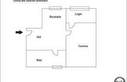 Apartament 1 camera, 33 mp utili, cu loc parcare si boxa, zona Tribunalului