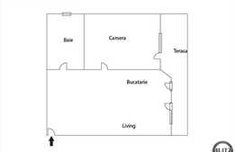 Apartament cu 2 camere, 43 mp utili, zona Profi! Loc de parcare!