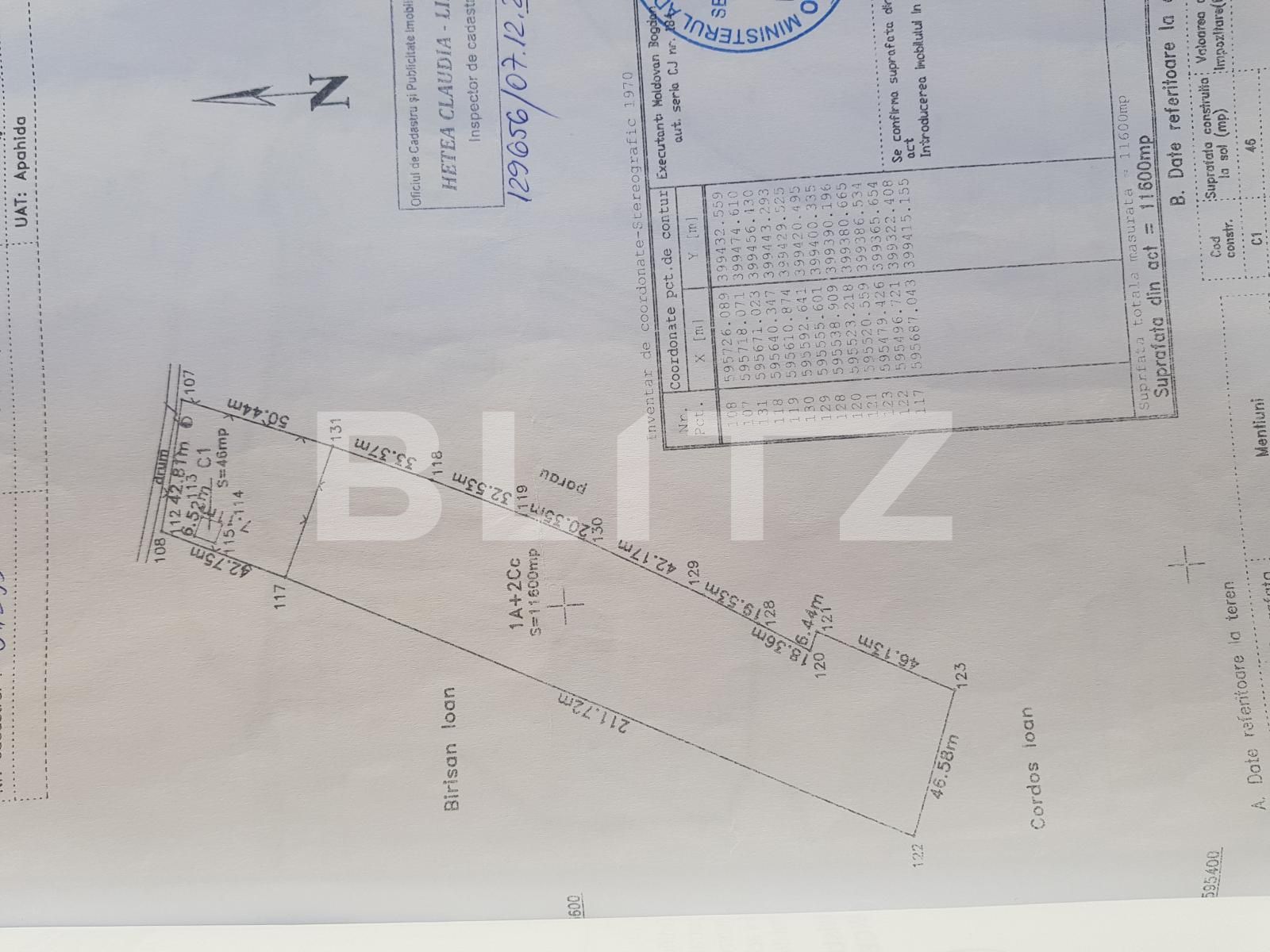 Teren de vânzare Exterior Est - 69075TV | BLITZ Cluj-Napoca | Poza1