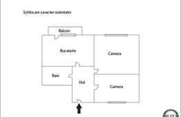 Apartament cu 2 camere, decomandat, mobilat si utilat, zona strazii Gospodarilor