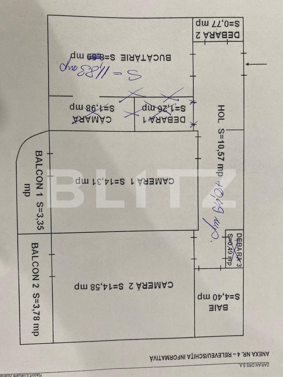 Apartament de 2 camere, 57 mp, zona Vahuta