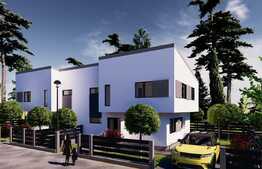Duplex de vanzare , ansamblu privat cu 9 unitati locative, 250 teren, garaj, 180 mp, Tauti 