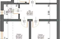 Casa pozitionare sudica, 350 mp teren, priveliste Tauti 