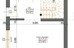 Casa pozitionare sudica, 350 mp teren, priveliste Tauti 