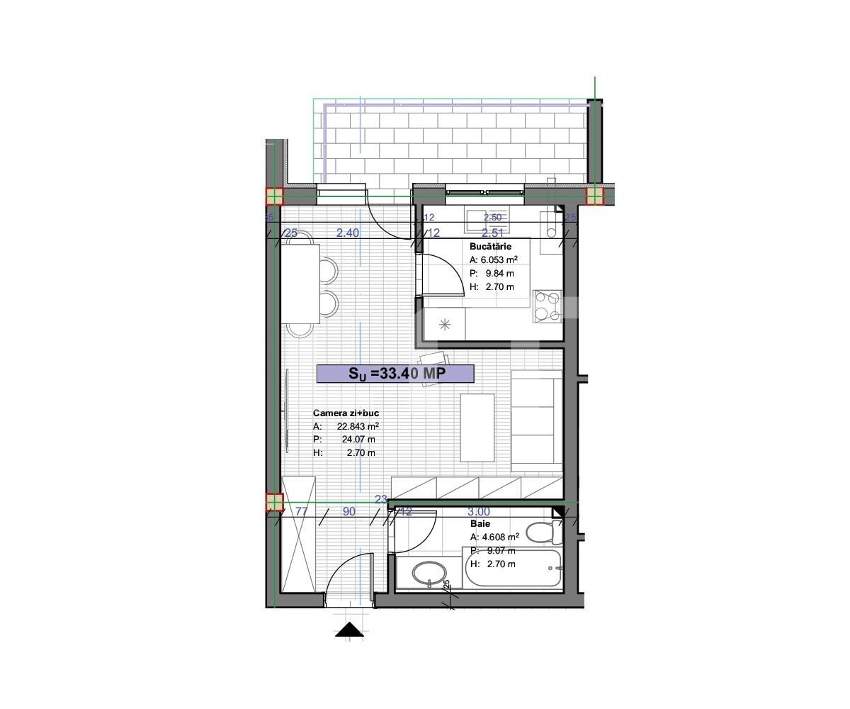 Garsonieră de vânzare Floreşti - 69362AV | BLITZ Cluj-Napoca | Poza6