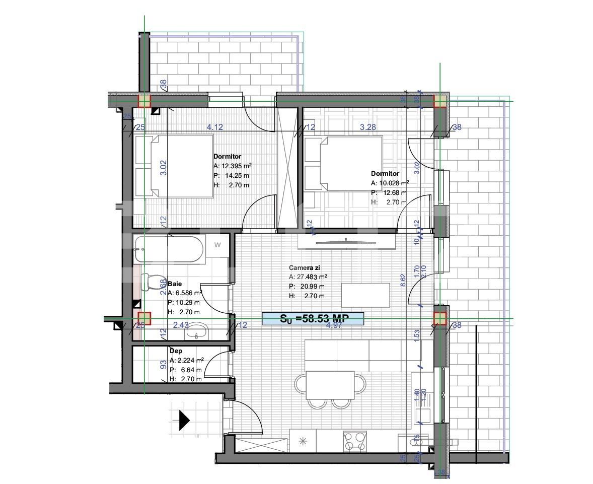 Apartament de vânzare 3 camere Floreşti - 69377AV | BLITZ Cluj-Napoca | Poza8