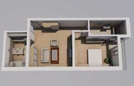 Apartament semifinisat, 58 mp, 2 camere! Zona Eroilor