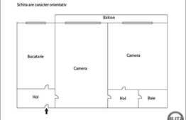 2 camere, 48 mp, etaj intermediar, zona strazii Herculane