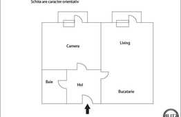 Apartament de vanzare cu 2 camere, 59 mp utili in zona aerisita!