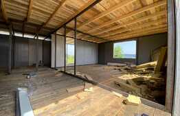 Casa individuala, 135 mp utili, 500 mp teren, structura metalica / panou sandwich