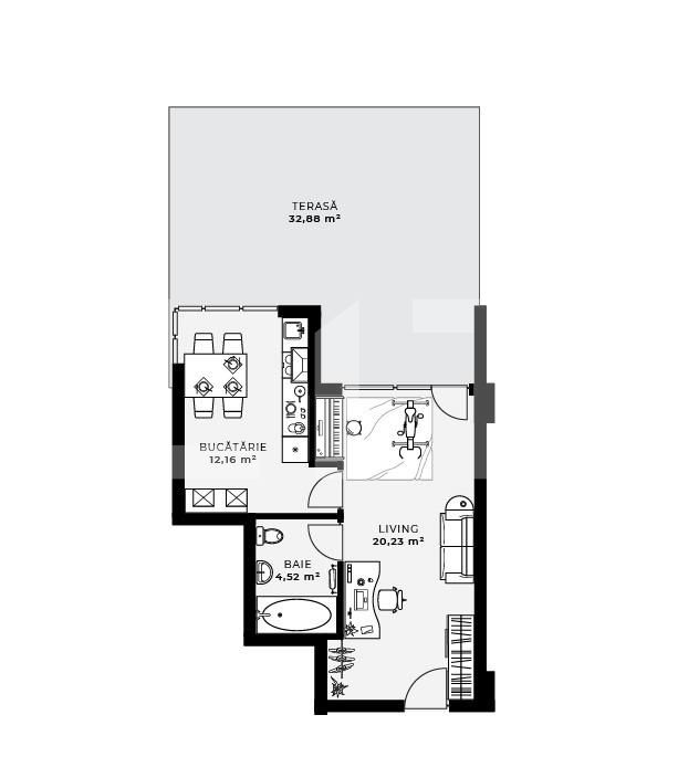 Garsonieră de vânzare Gheorgheni - 69691AV | BLITZ Cluj-Napoca | Poza2