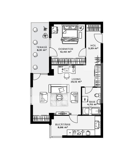 Apartament de vânzare 2 camere Gheorgheni - 69697AV | BLITZ Cluj-Napoca | Poza2