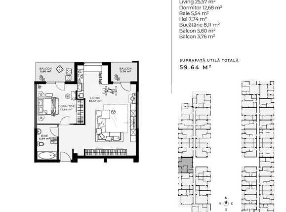 Apartament de vânzare 2 camere Gheorgheni - 69705AV | BLITZ Cluj-Napoca | Poza1