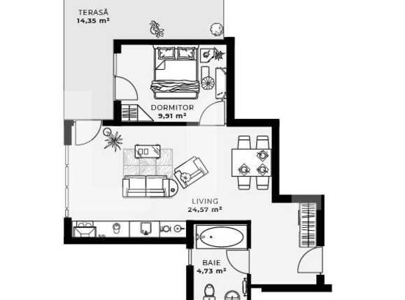 Apartament de vânzare 2 camere Gheorgheni - 69709AV | BLITZ Cluj-Napoca | Poza2