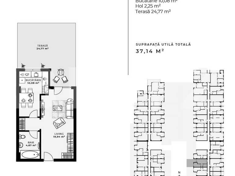 Garsonieră de vânzare Gheorgheni - 69732AV | BLITZ Cluj-Napoca | Poza1