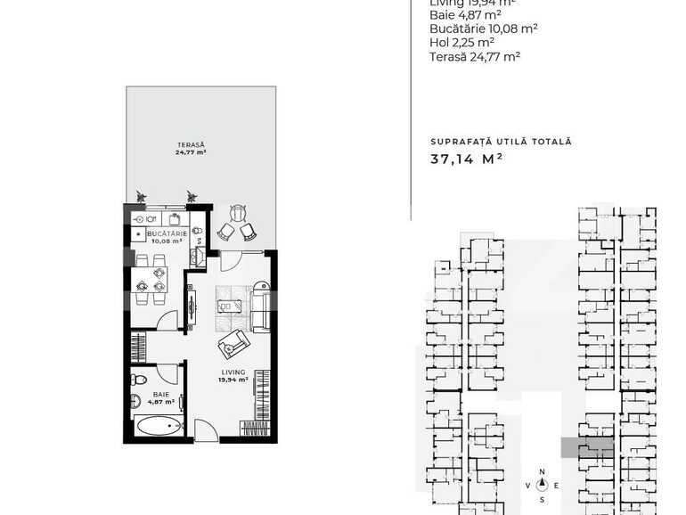 Garsonieră de vânzare Gheorgheni - 69734AV | BLITZ Cluj-Napoca | Poza1