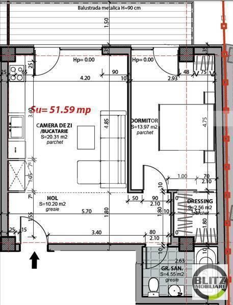 Apartament de vânzare 2 camere Marasti - 698AV | BLITZ Cluj-Napoca | Poza13