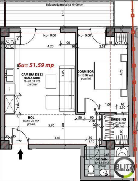 Apartament de vânzare 2 camere Marasti - 698AV | BLITZ Cluj-Napoca | Poza1