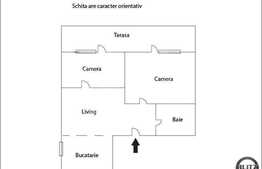 De vanzare apartament 3 camere, decomandat cu terasa de 20 mp