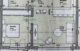 Apartament de 2 camere, 52 mp, semifinisat, parcare, zona Stejarului!