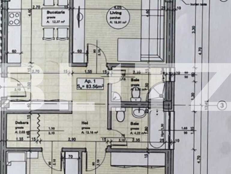 Apartament de vânzare 3 camere Floreşti - 69866AV | BLITZ Cluj-Napoca | Poza1