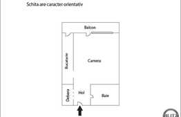 De vanzare 1 camera, 37 mp plus balcon, zona Eroilor! Imobil NOU!