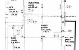 Vanzare 1 camera, 41 mp, complet mobilat si utilat, zona Ioan Rus