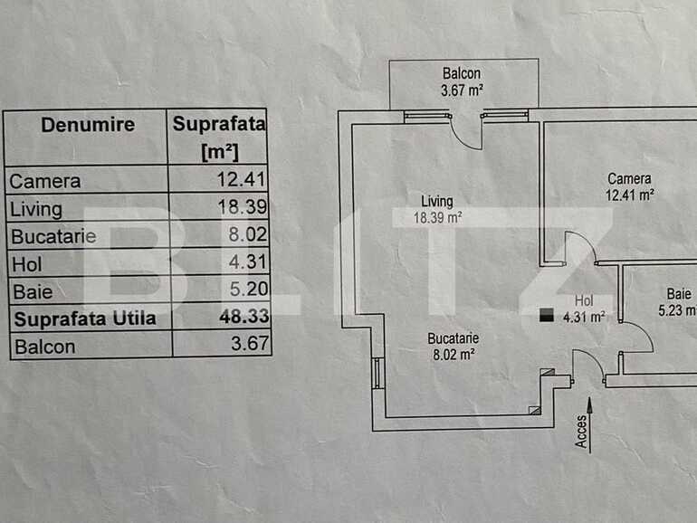 Apartament de vânzare 2 camere Floreşti - 69958AV | BLITZ Cluj-Napoca | Poza1