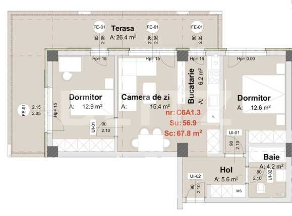 Apartament de vânzare 3 camere Manastur - 69981AV | BLITZ Cluj-Napoca | Poza1