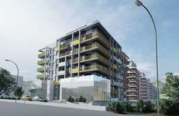 Apartament de 2 camere, 57.8 mp, terasa de 16.4 mp, semifinisat, zona Metro